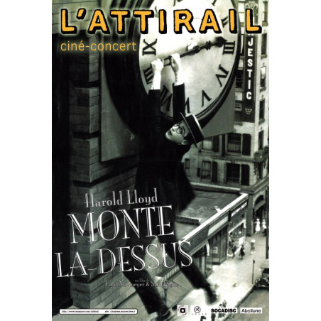 Affiche L'Attirail - ciné-concert Monte Là-dessus