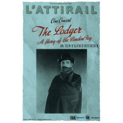 Affiche L'Attirail - ciné-concert The Lodger