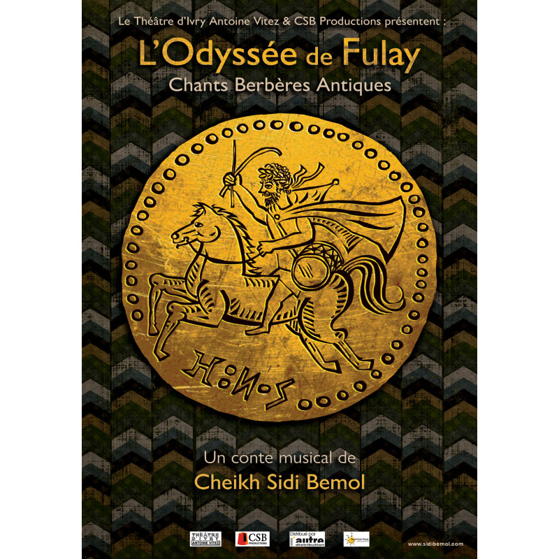Affiche Sidi Bemol - Album L’Odyssée de Fulay « Chants Berbères Antiques »