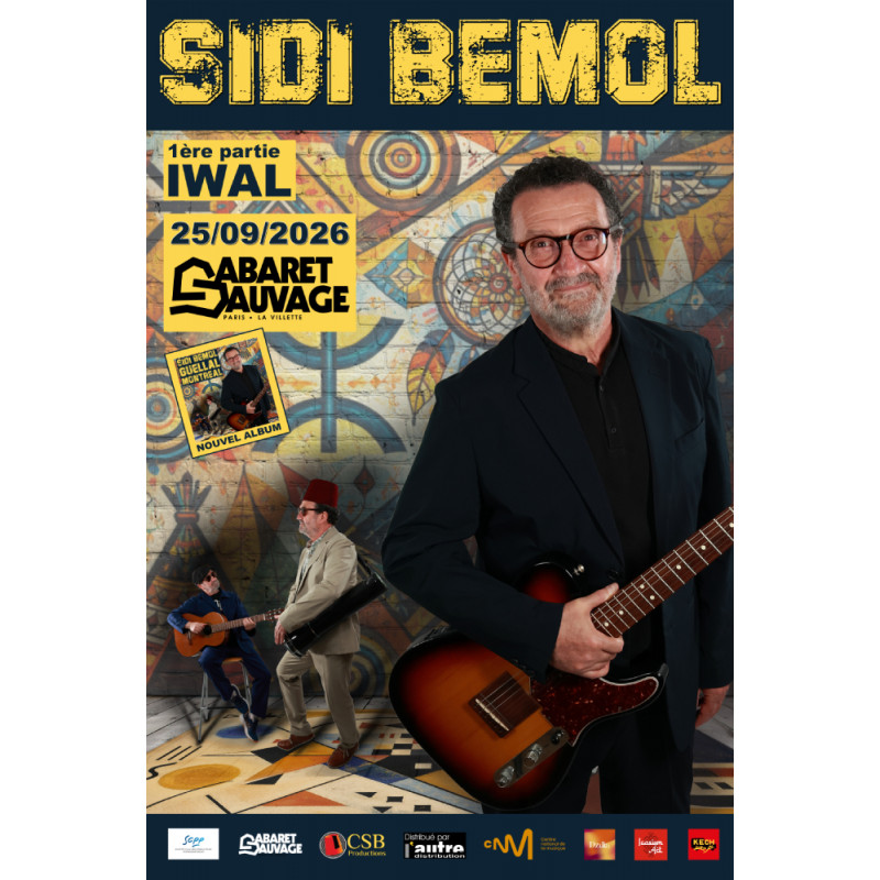 Affiche Sidi Bemol - Album Guellal Montréal